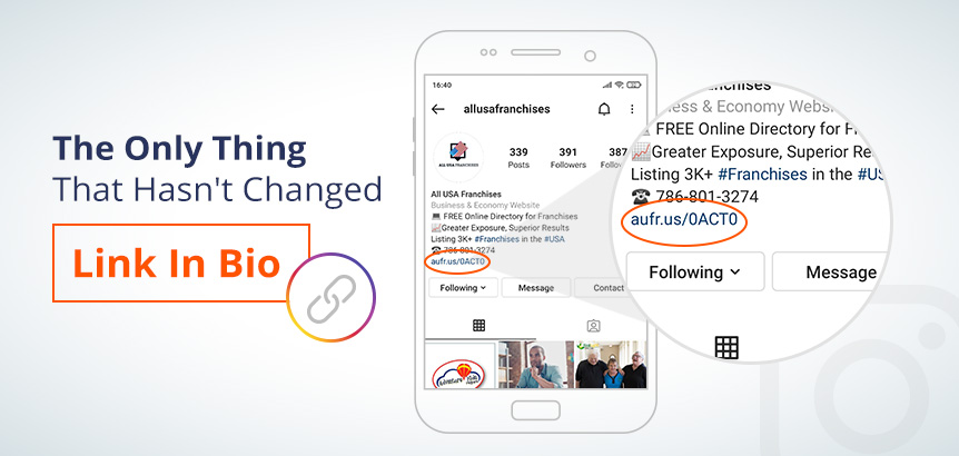 The Link in Bio of an Instagram Profile Is the Only Feature That Hasn't Changed