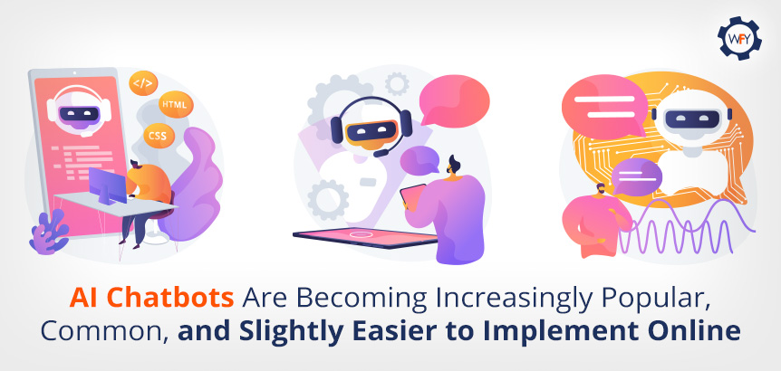 Programmer Developing, Testing and Interacting With AI Chatbot as They Become Popular for Businesses To Implement