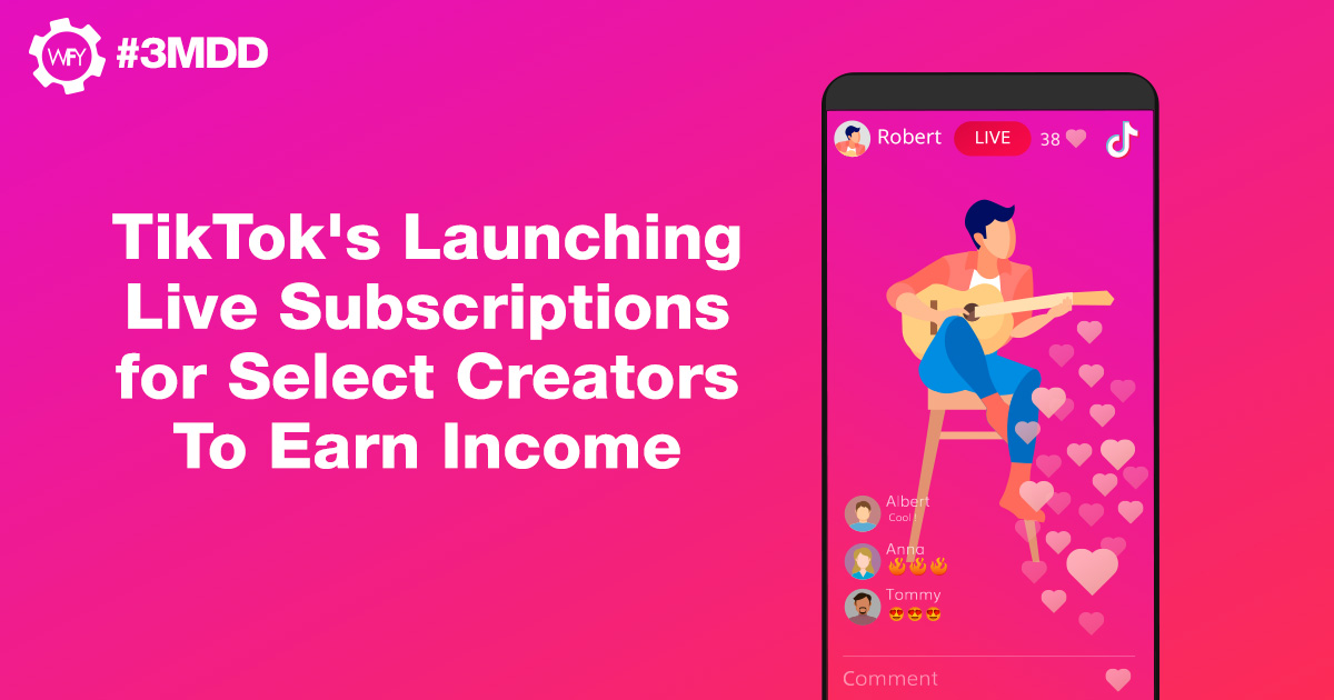 TikTok Will Launch Paid Subscription Program for Select LiveStreamers