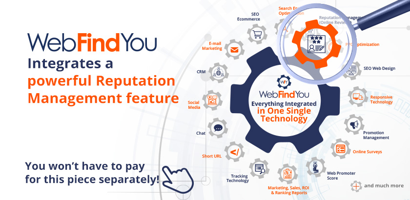 WebFindYou Technology Integrates a Powerful Online Reviews and Reputation Management