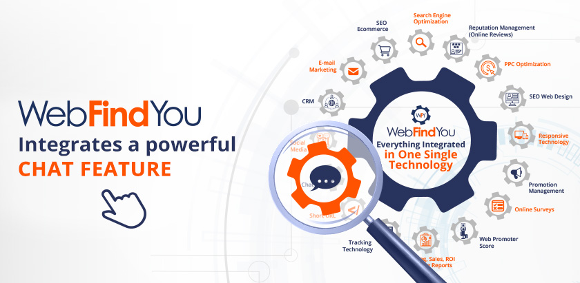 WebFindYou Integrates a Powerful CHATBOT within our +20 Digital Marketing Tools WebFindYou Integrates a Powerful CHATBOT within our +20 Digital Marketing Tools