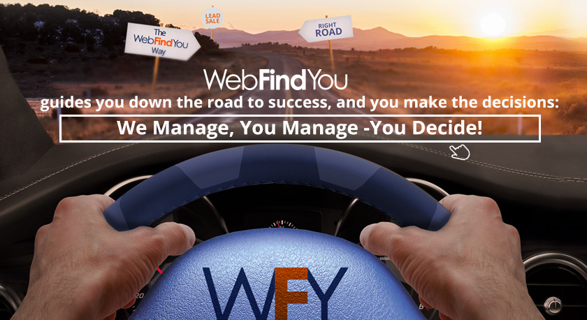 WebFindYou guides you down the road to success WebFindYou guides you down the road to success