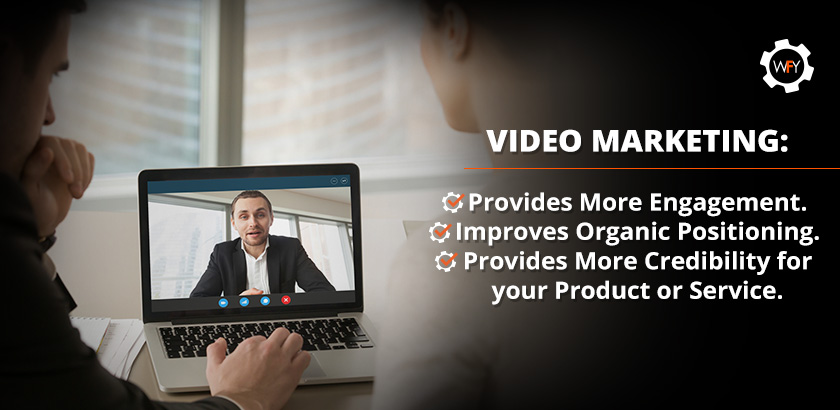 Video Marketing Advantages: Engagement, Positioning and Credibility for Your Product/Service Video Marketing Advantages: Engagement, Positioning and Credibility for Your Product/Service