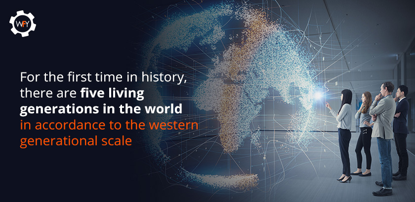 There are Five Generations Living in the World There are Five Generations Living in the World
