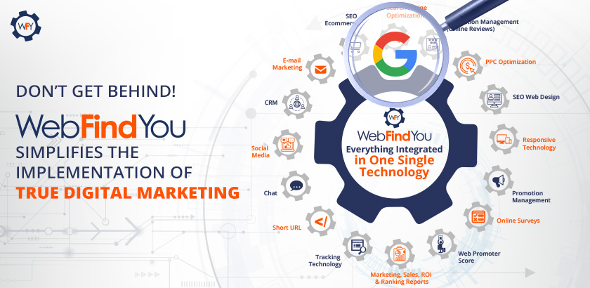 WebFindYou Simplifies the Implementation of True Digital Marketing WebFindYou Simplifies the Implementation of True Digital Marketing