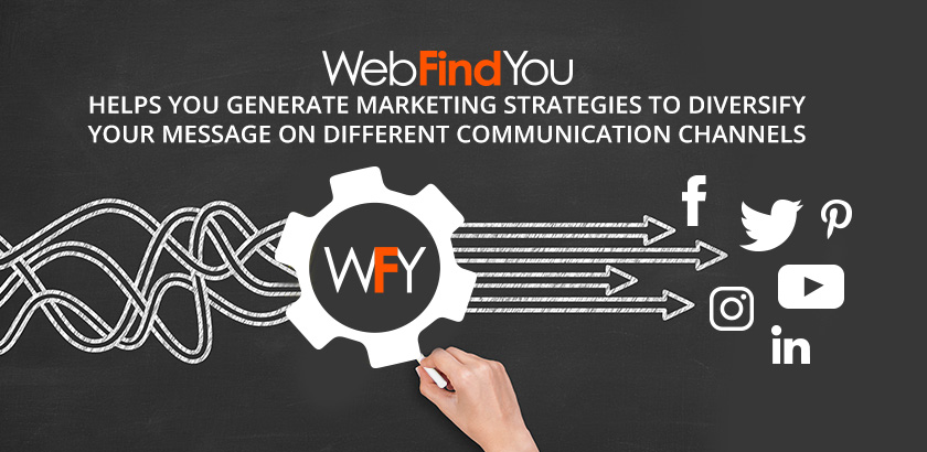 WebFindYou Helps you Generate Marketing Strategies to Diversify Your Message WebFindYou Helps you Generate Marketing Strategies to Diversify Your Message