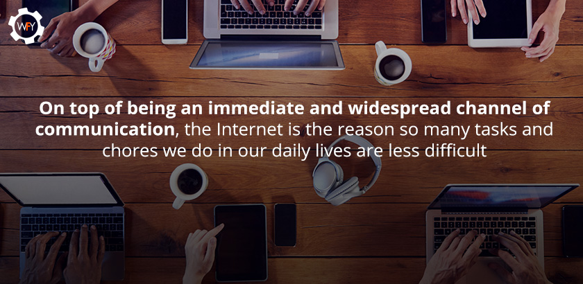 Thanks to the Internet, Everyday take Less Time and Effort Thanks to the Internet, Everyday take Less Time and Effort