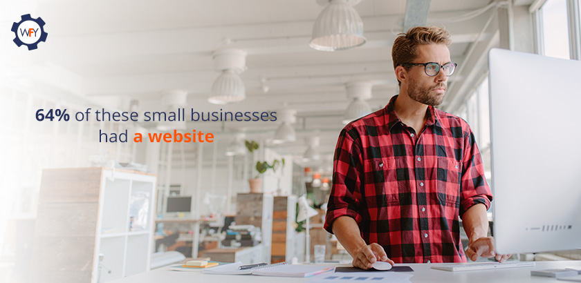 64% of These Businesses Had a Website