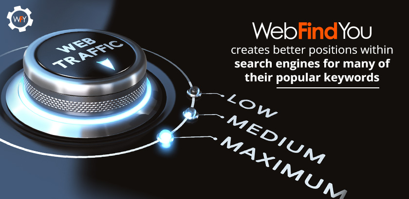 WebFindYou Creates Better Positions Within Search Engines for Their Keywords WebFindYou Creates Better Positions Within Search Engines for Their Keywords