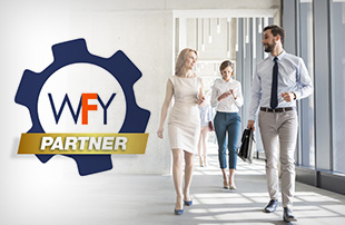 WebFindYou Partner Logo Along With People Who Are Partners