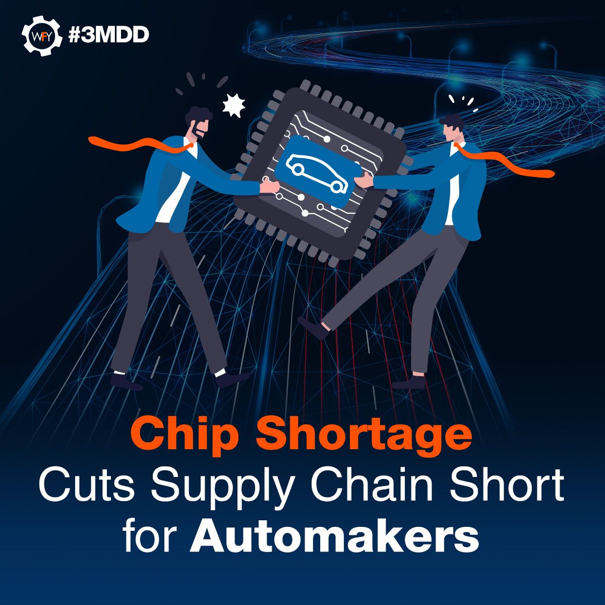 Chip Shortage Cuts Supply Chain Short for Automakers