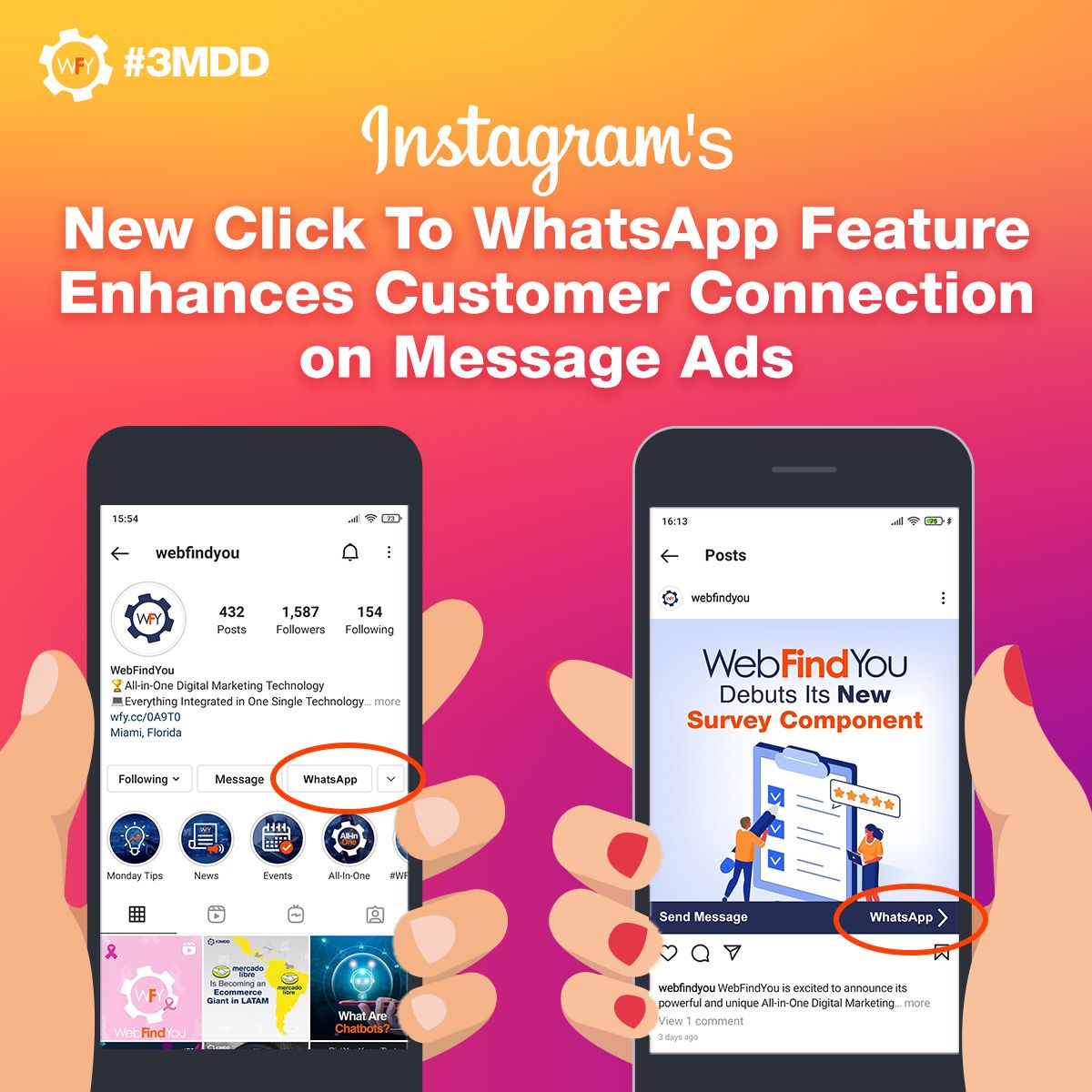 Instagram's New Click To WhatsApp Feature Enhances Customer Connection on Message Ads