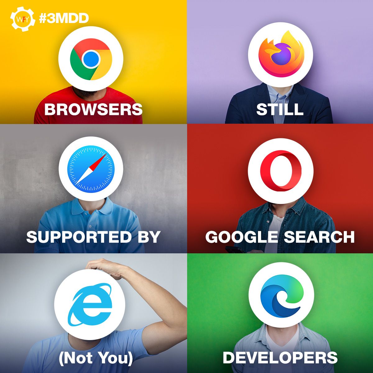 Browsers Still Supported By Google Search (Not You) Developers