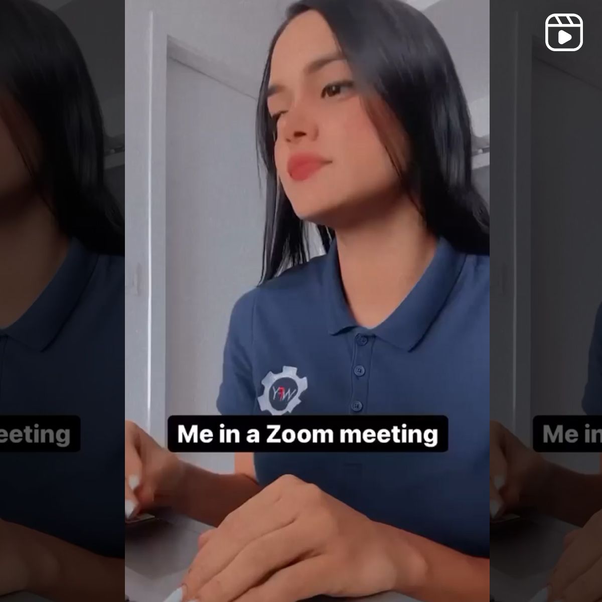 Me in a zoom meeting