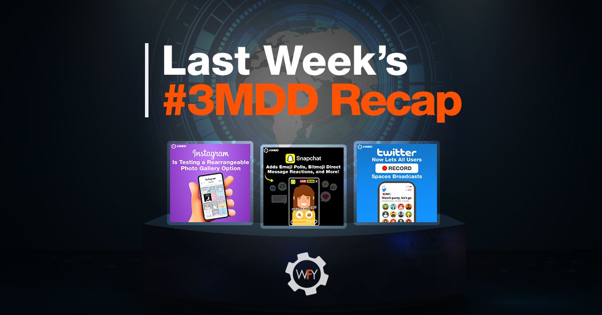 Last Week's #3MDD Recap