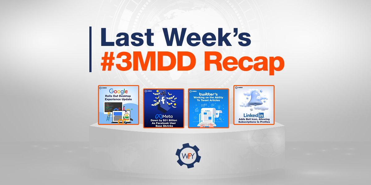 Last Week's #3MDD Recap