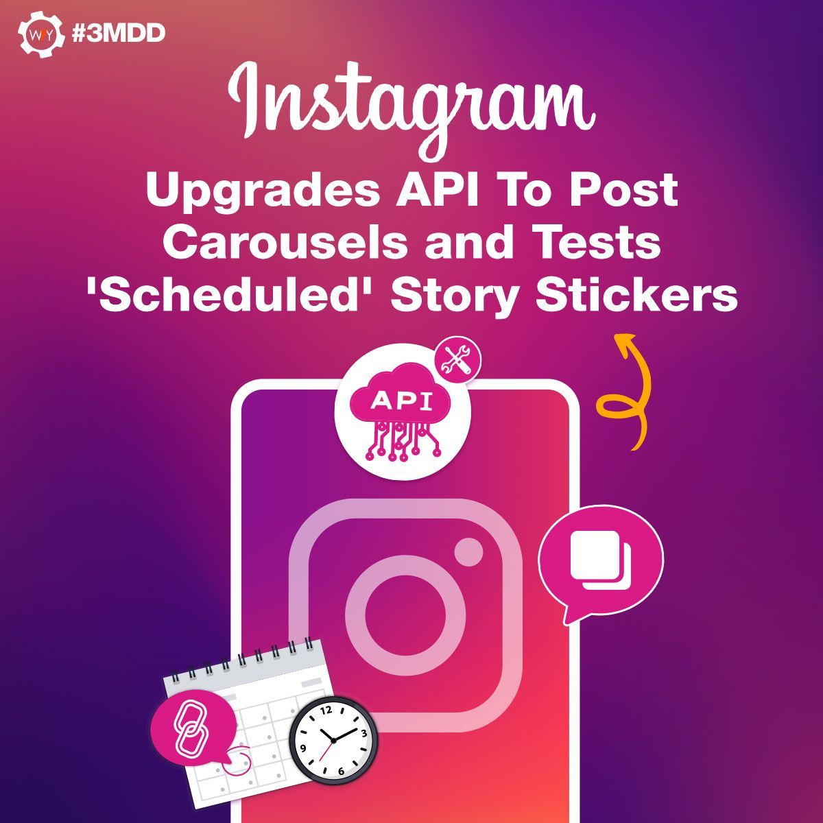 (STORY) Instagram Upgrades API To Post Carousels and Tests 'Scheduled Story Stickers'