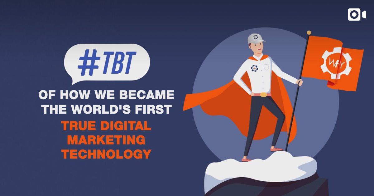 #TBT of how we became the world's first true digital marketing technology