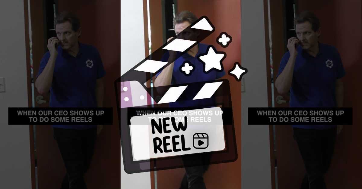 Reel: When our CEO shows up to do some reels