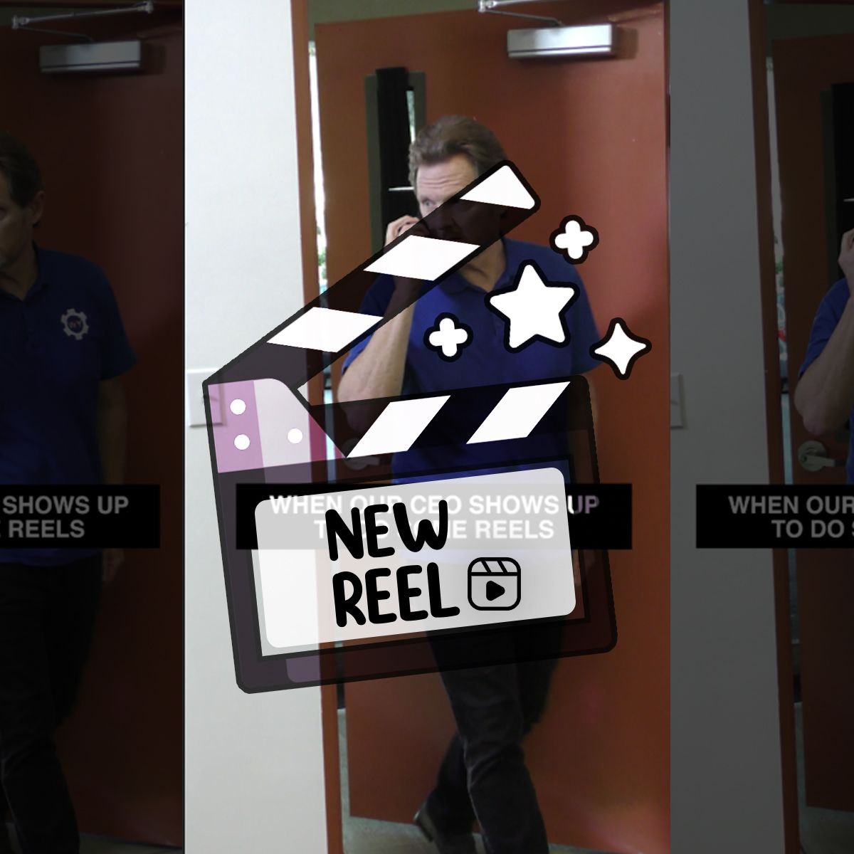 Reel: When our CEO shows up to do some reels