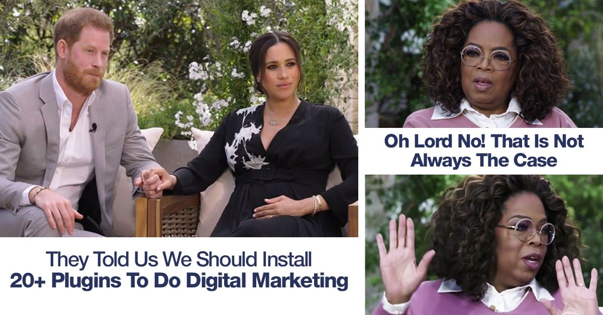 They Told Us We Should Install 20+ Plugins To Do Digital Marketing. Oh Lord No! That Is Not Always The Case