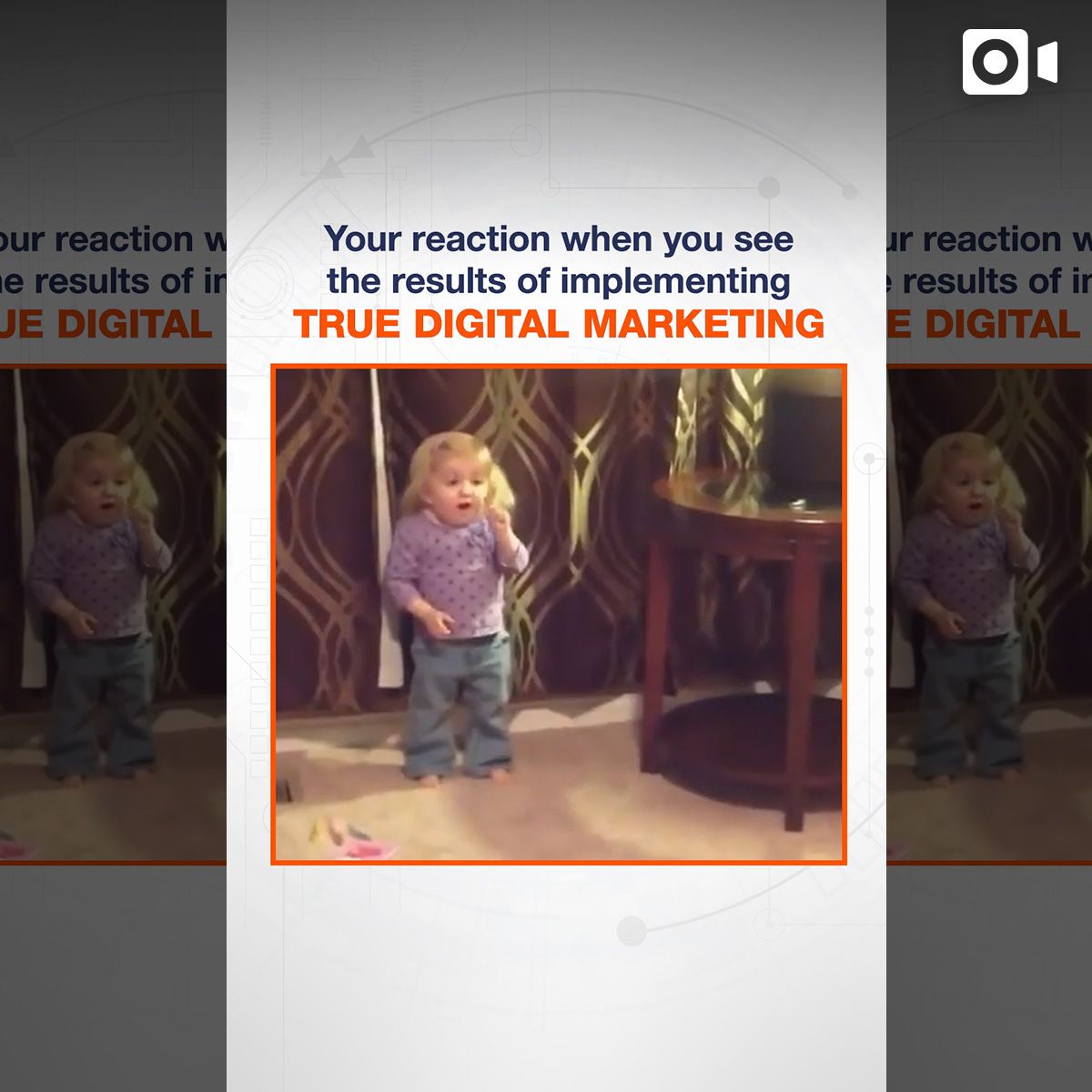 Your reaction upon receiving the first results with the True Digital Marketing
