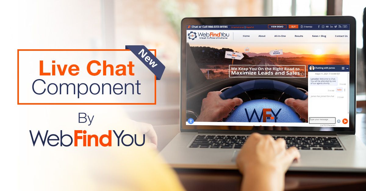 WebFindYou Adds New Live Chat Component to its Unique All-in-One Digital Marketing Technology